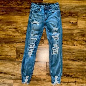 American Eagle high-waisted jeggings 2 short